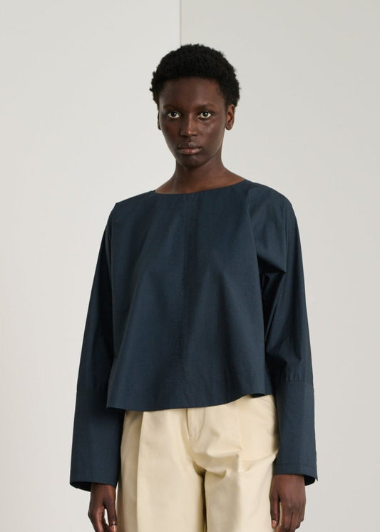 Armand Blouse in Midnight Blue from SOEUR at Edito boutique