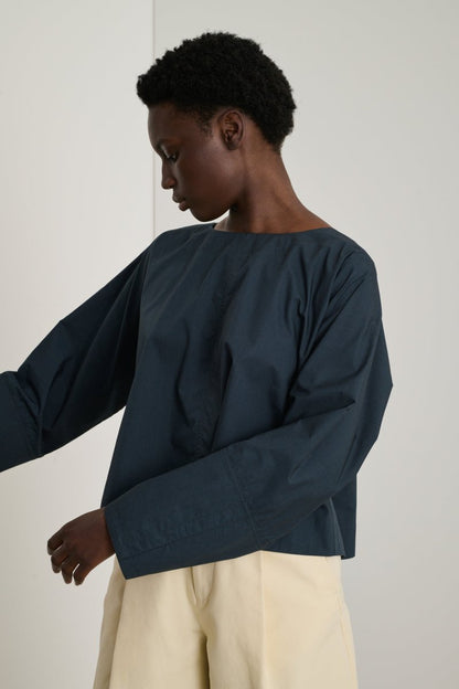 Armand Blouse in Midnight Blue from SOEUR at Edito boutique