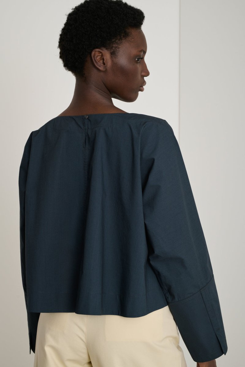 Armand Blouse in Midnight Blue from SOEUR at Edito boutique