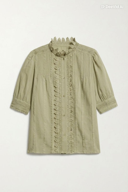 Arseneneo Blouse in Almond from VANESSA BRUNO at Edito boutique