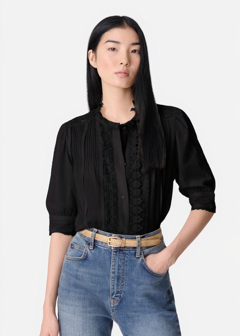 Arseneneo Blouse in Black from VANESSA BRUNO at Edito boutique