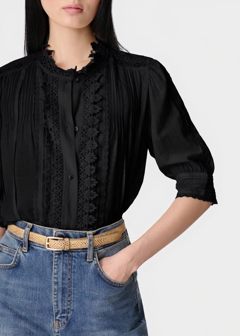 Arseneneo Blouse in Black from VANESSA BRUNO at Edito boutique