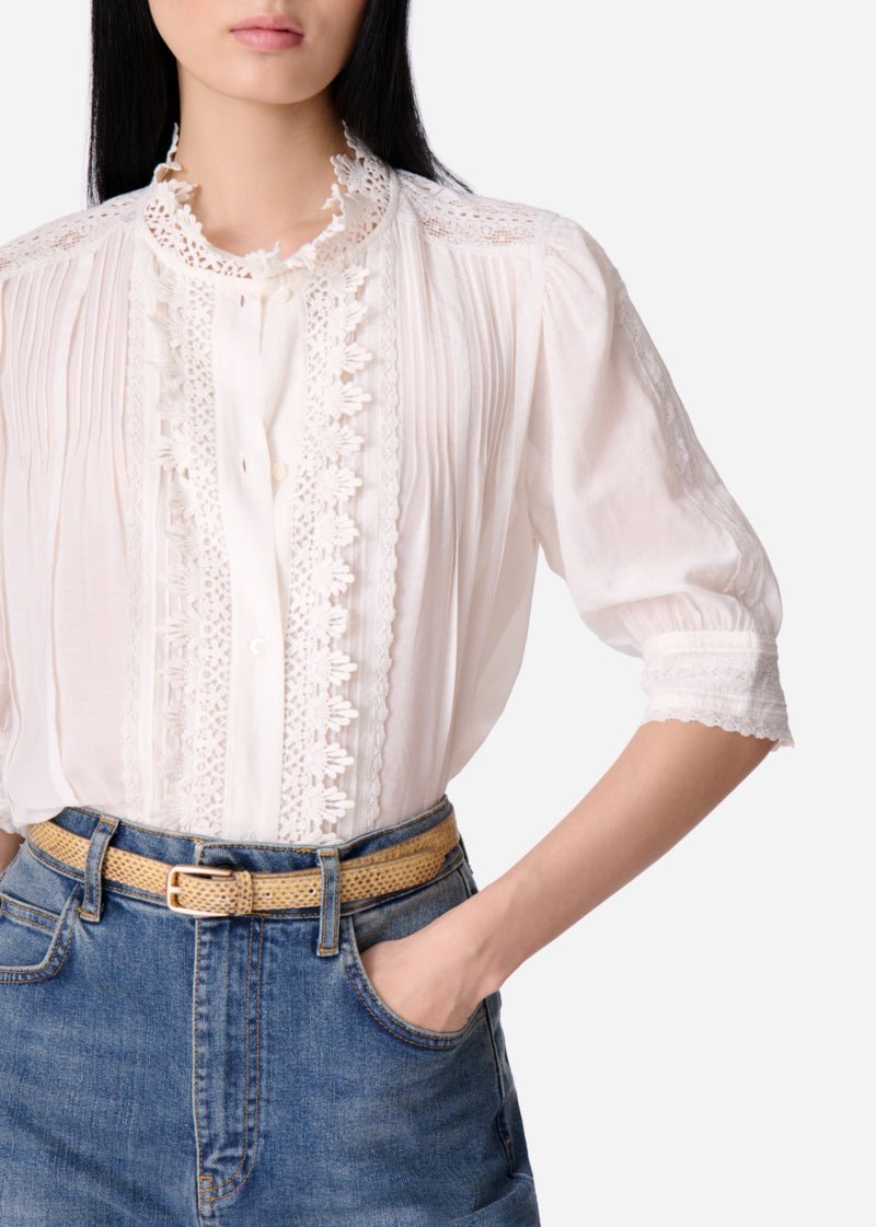 Arseneneo Blouse in White from VANESSA BRUNO at Edito boutique