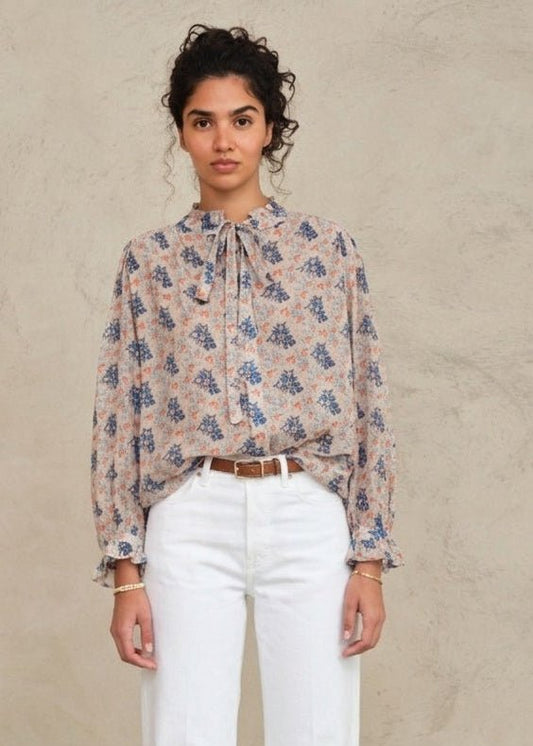 Aster Print Top in Multi from M.A.B.E at Edito boutique