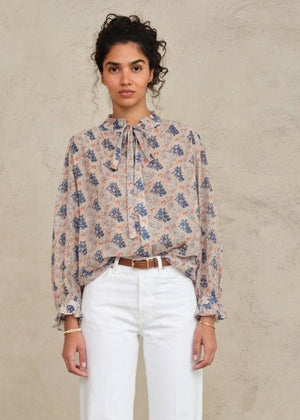 Aster Print Top in Multi from M.A.B.E at Edito boutique