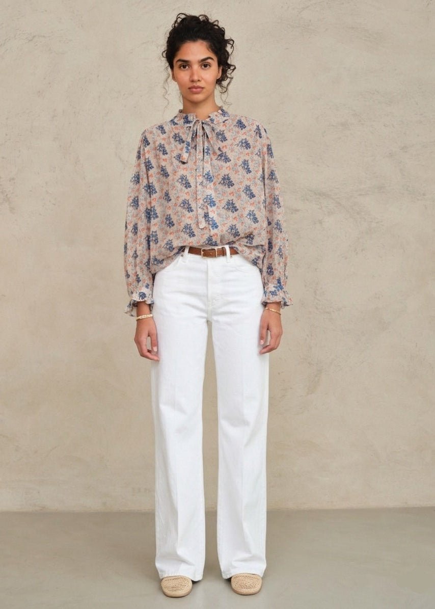 Aster Print Top in Multi from M.A.B.E at Edito boutique