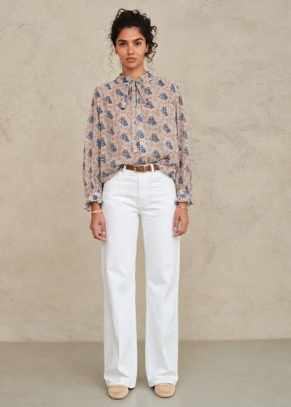 Aster Print Top in Multi from M.A.B.E at Edito boutique
