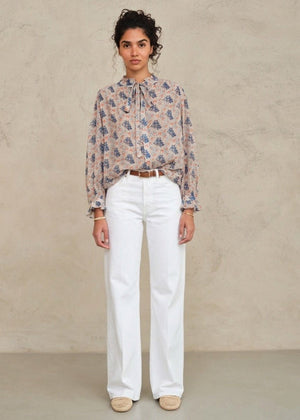 Aster Print Top in Multi from M.A.B.E at Edito boutique