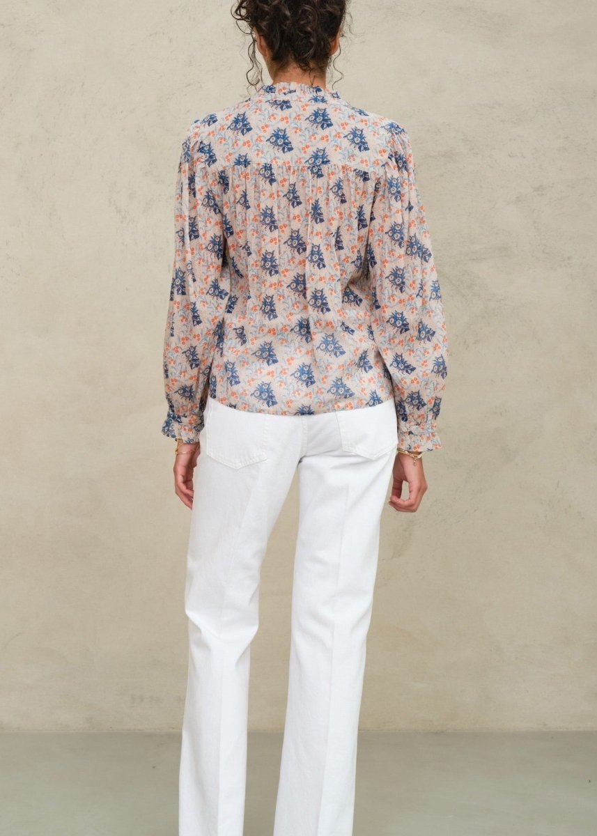 Aster Print Top in Multi from M.A.B.E at Edito boutique