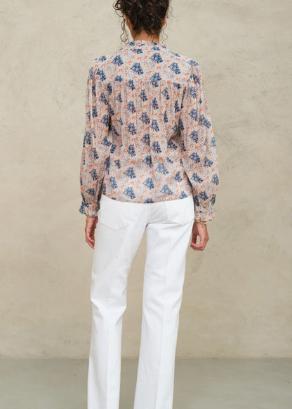 Aster Print Top in Multi from M.A.B.E at Edito boutique