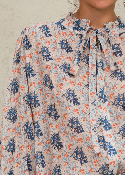 Aster Print Top in Multi from M.A.B.E at Edito boutique