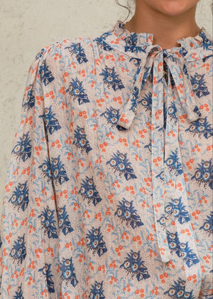 Aster Print Top in Multi from M.A.B.E at Edito boutique