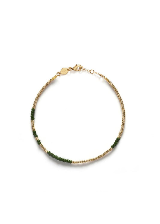 Asym Bracelet in Army from ANNI LU at Edito Boutique