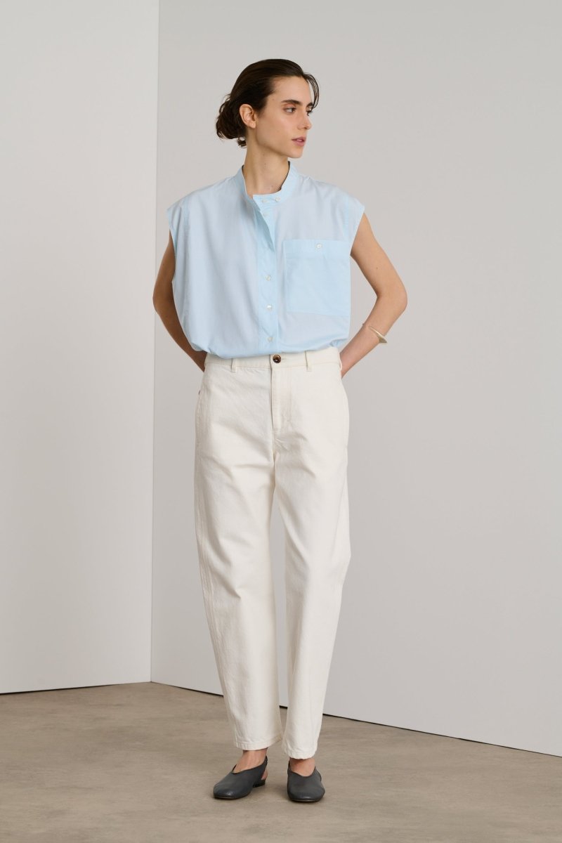 August Jeans in Off - White from SOEUR at Edito boutique