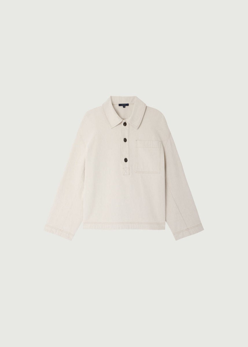 Austin Shirt in Stone from SOEUR at Edito boutique