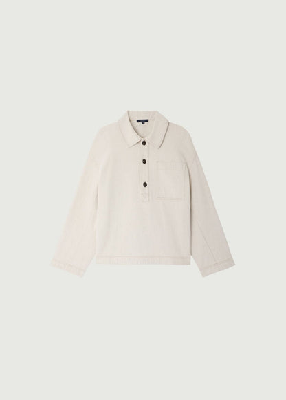 Austin Shirt in Stone from SOEUR at Edito boutique