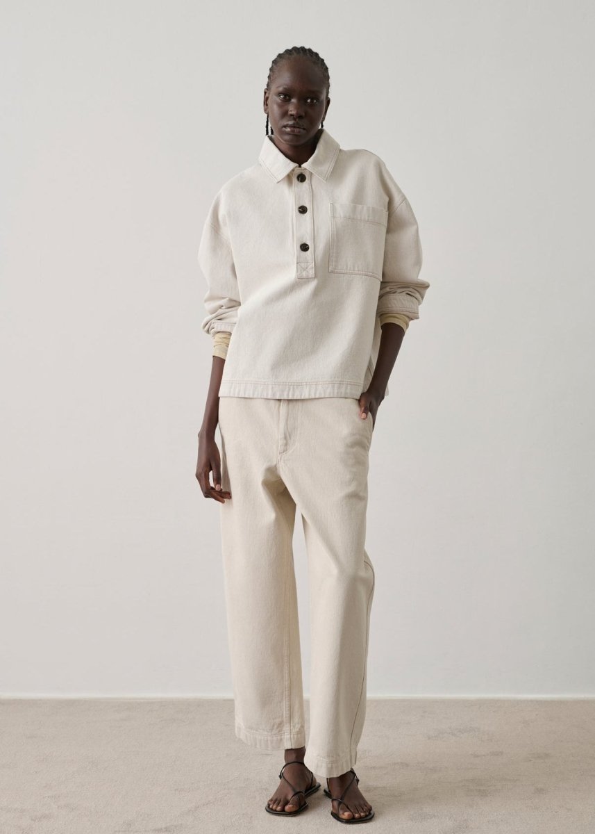 Austin Shirt in Stone from SOEUR at Edito boutique