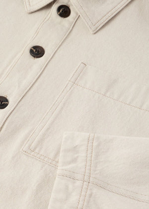 Austin Shirt in Stone from SOEUR at Edito boutique