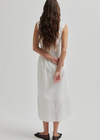 Avida Dress in White from SECOND FEMALE at Edito boutique