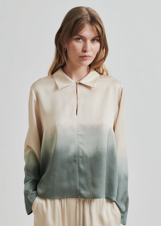 Avora Blouse in Agave Green from Second Female