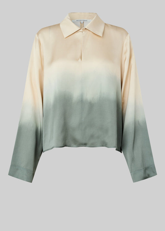 Avora Blouse in Agave Green from Second Female