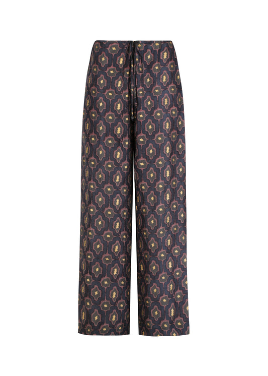 Azra Pant in Charcoal/Gold from Hannah Artwear