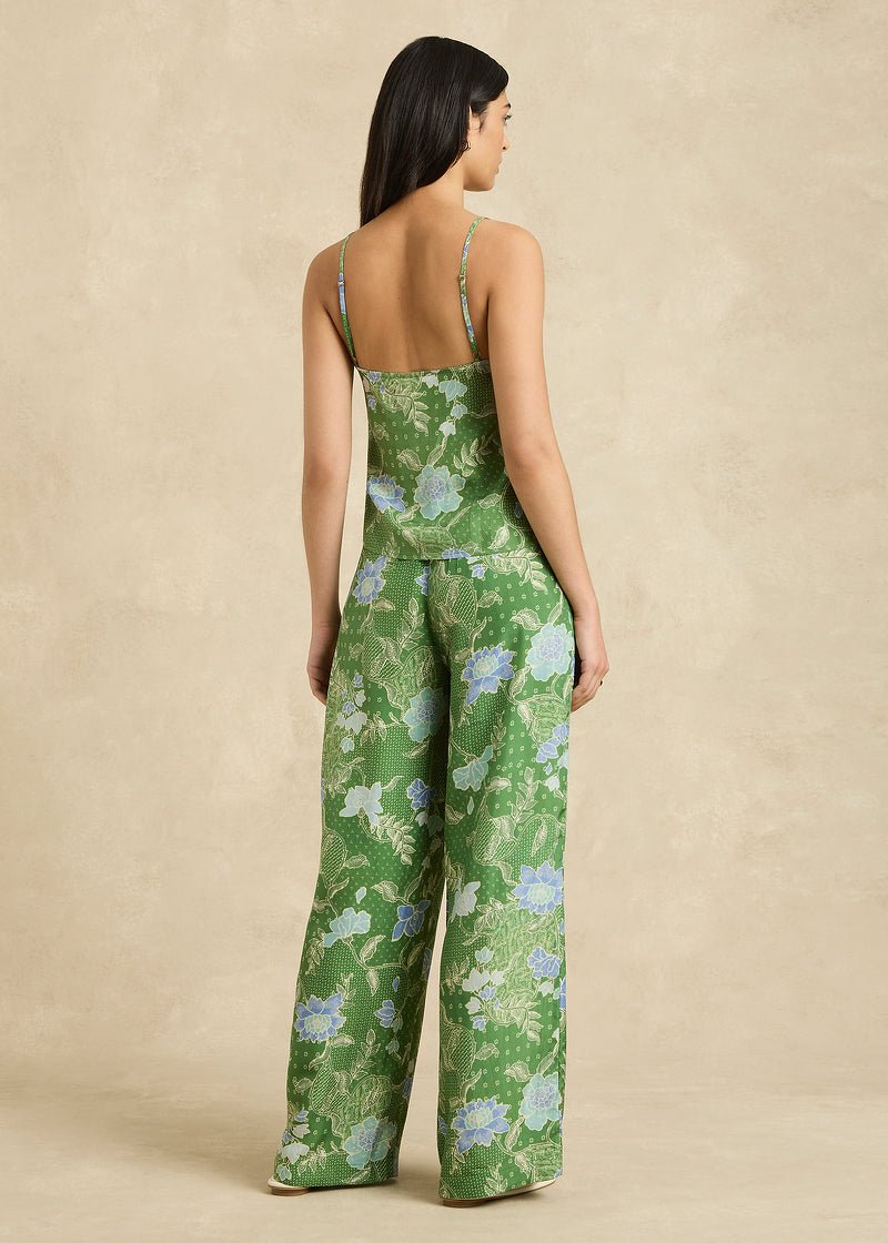 Azra Pant in Jungle Green from HANNAH ARTWEAR at Edito boutique