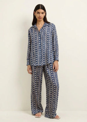 Azra Pant in Wave Wonder from HANNAH ARTWEAR at Edito boutique