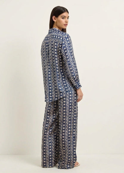 Azra Pant in Wave Wonder from HANNAH ARTWEAR at Edito boutique