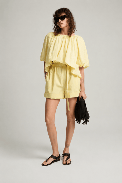 Babar Shorts in Yellow from LAURENCE BRAS at Edito Boutique
