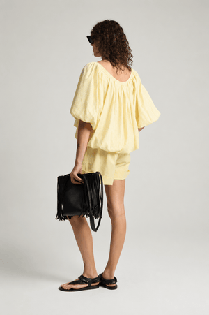 Babar Shorts in Yellow from LAURENCE BRAS at Edito Boutique