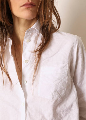 Babille Shirt in White from LAURENCE BRAS at Edito Boutique