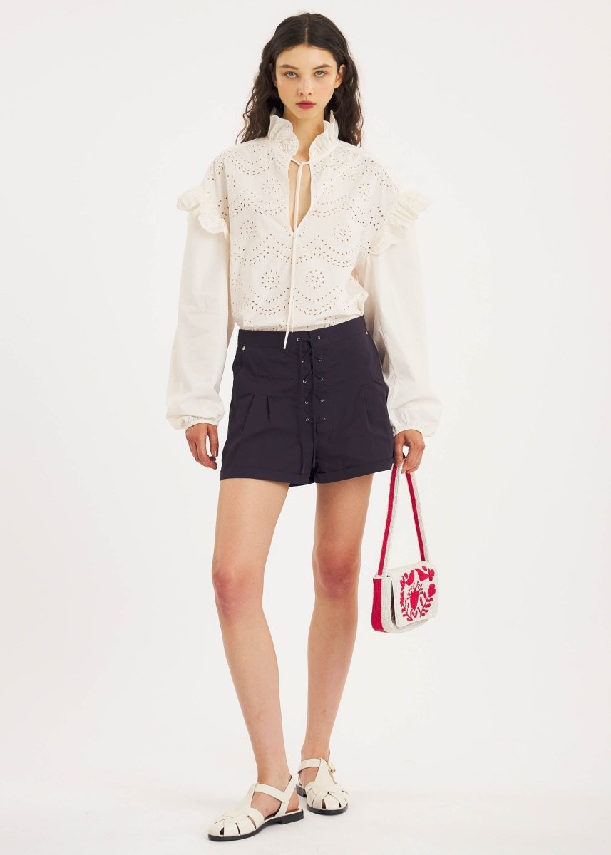 Baby Blouse in White from ANTIK BATIK at Edito boutique