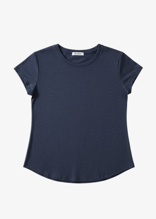 Baby Crew Tee in Sea from BELLA DAHL at Edito boutique