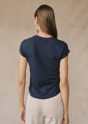 Baby Crew Tee in Sea from BELLA DAHL at Edito boutique