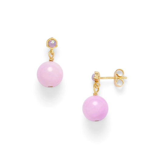 Ball Earring in Lilac from ANNI LU at Edito boutique