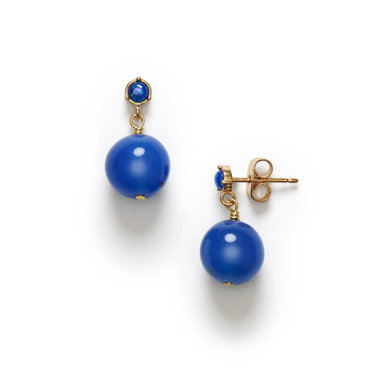Ball Earring in Pacific Blue from ANNI LU at Edito boutique