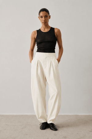 Baptiste Trousers in Ecru from SOEUR at Edito Boutique