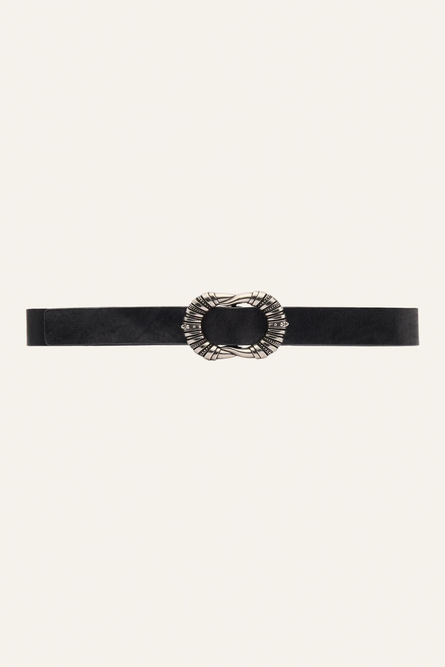 Ba&sh Bali Belt in black Leather