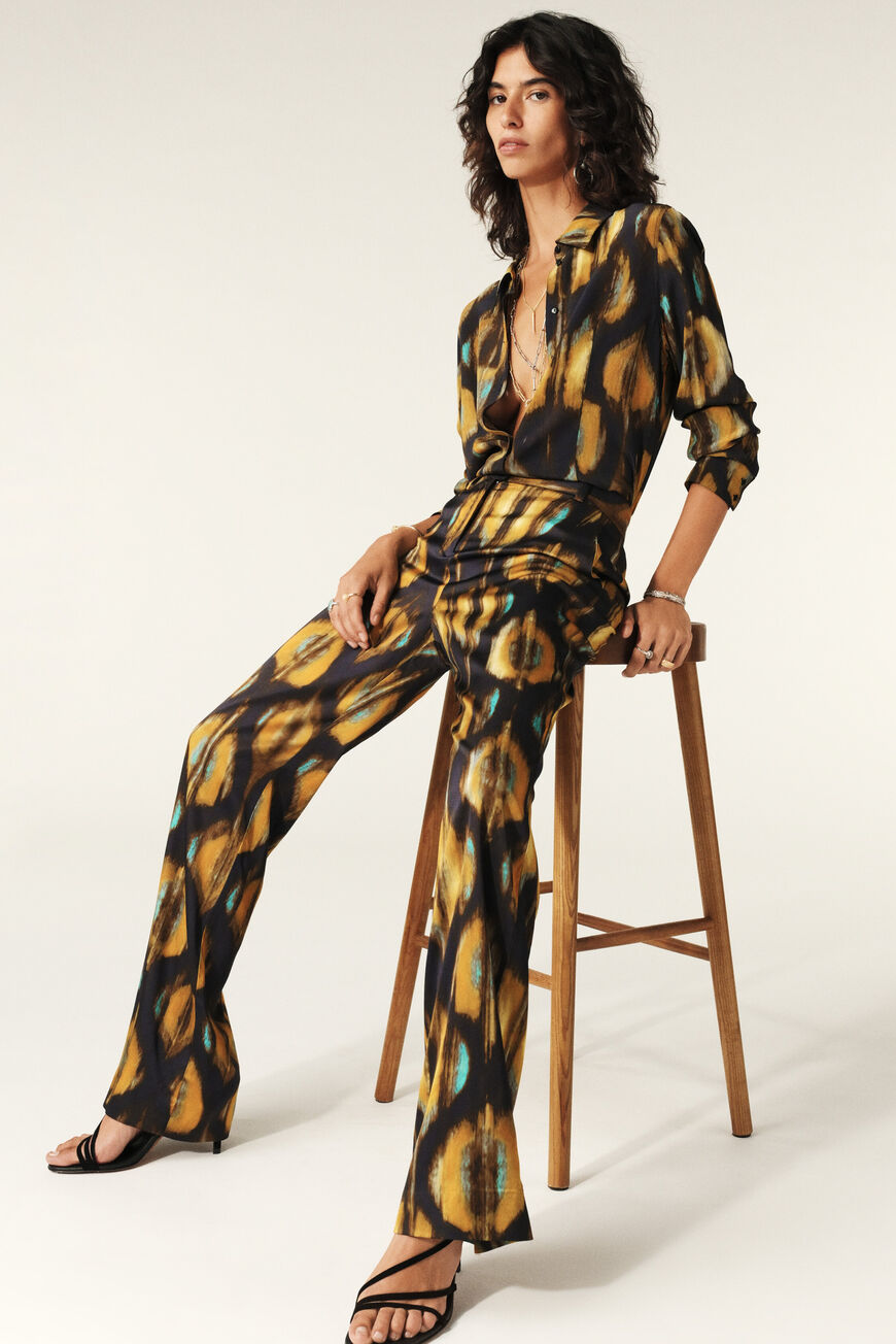 Ba&sh Sama Printed Trousers in Print