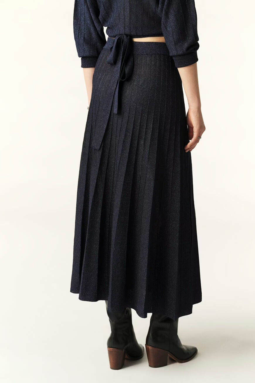 Ba&sh Bricey Skirt Navy