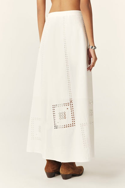 Ba&sh Lermaid Maxi Skirt White