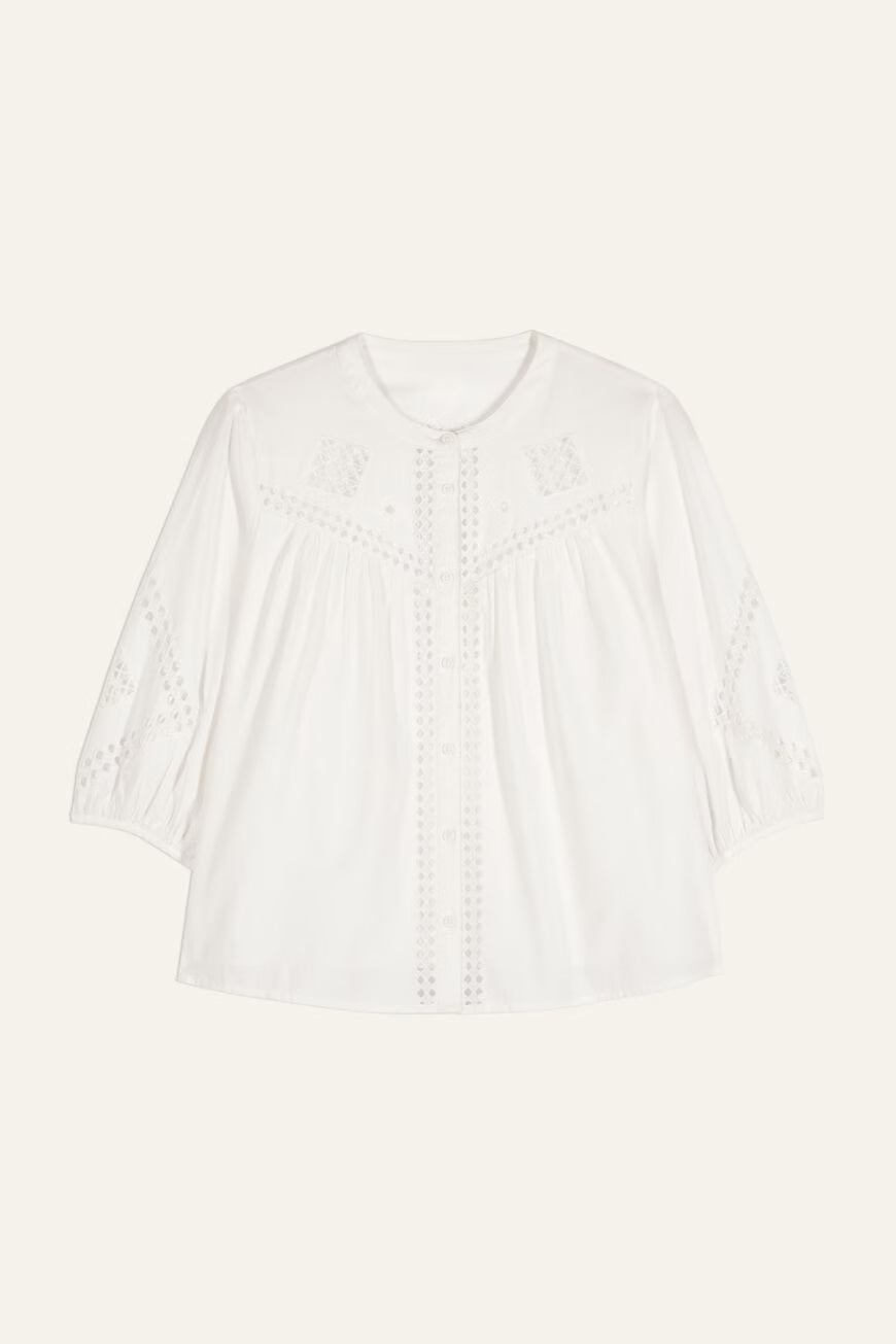 Ba&sh Lirkin Blouse White