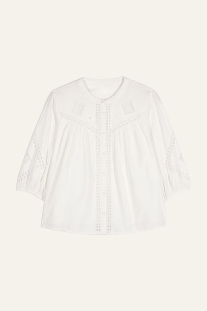 Ba&sh Lirkin Blouse White