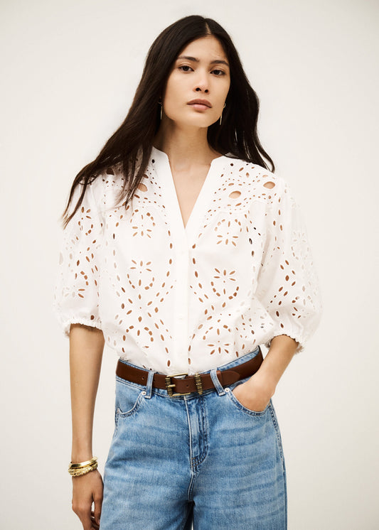 Beatrice Shirt in Ecru from Ba&sh