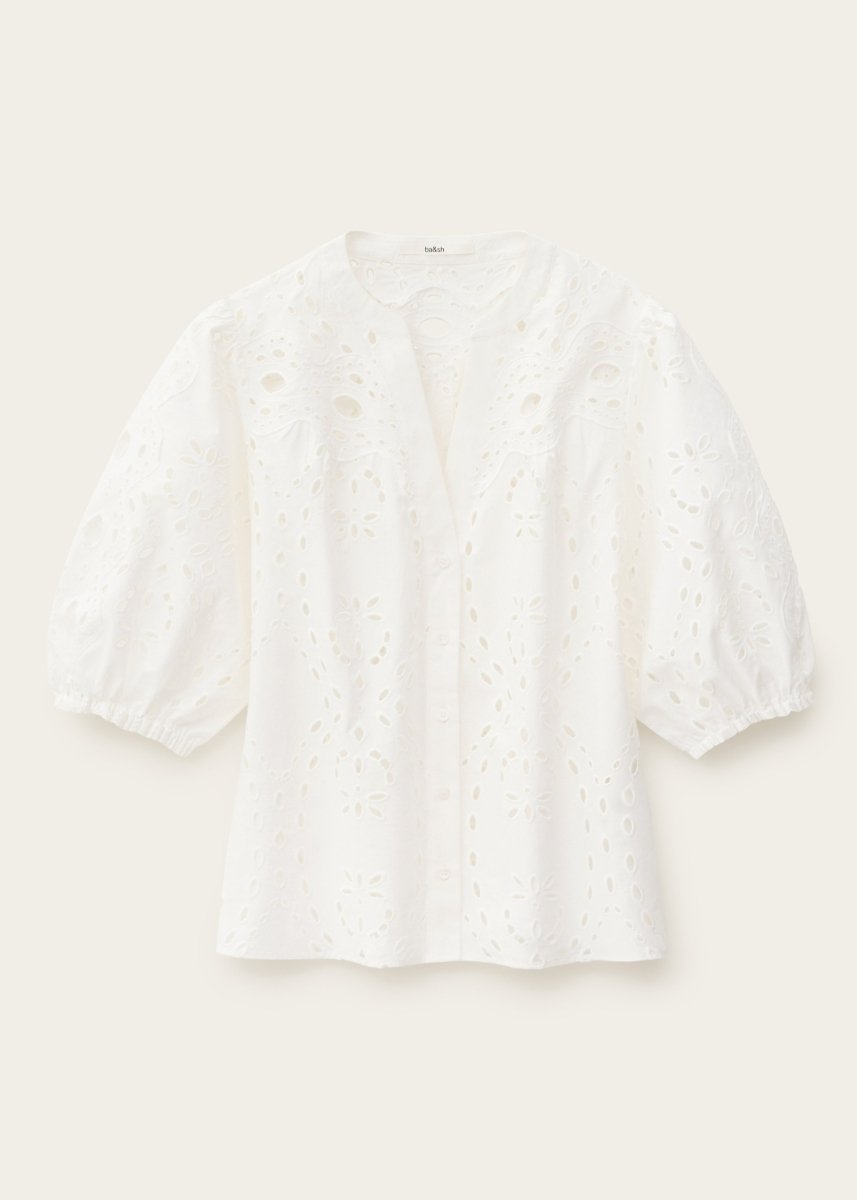 Beatrice Shirt in Ecru from BA&SH at Edito boutique