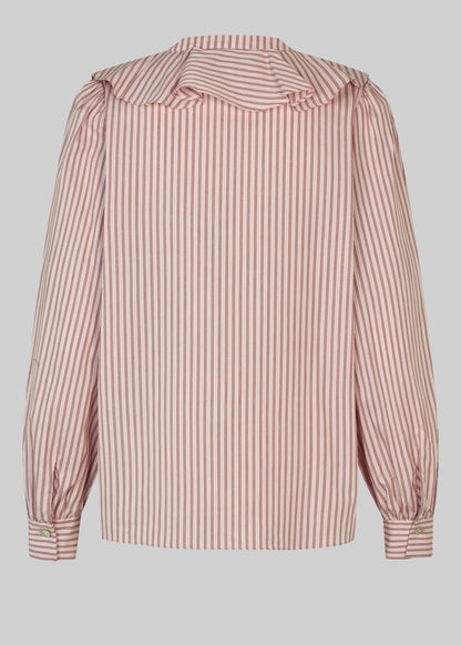 Becka Frill Shirt in Rose from SECOND FEMALE at Edito boutique