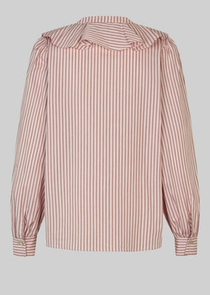 Becka Frill Shirt in Rose from SECOND FEMALE at Edito boutique
