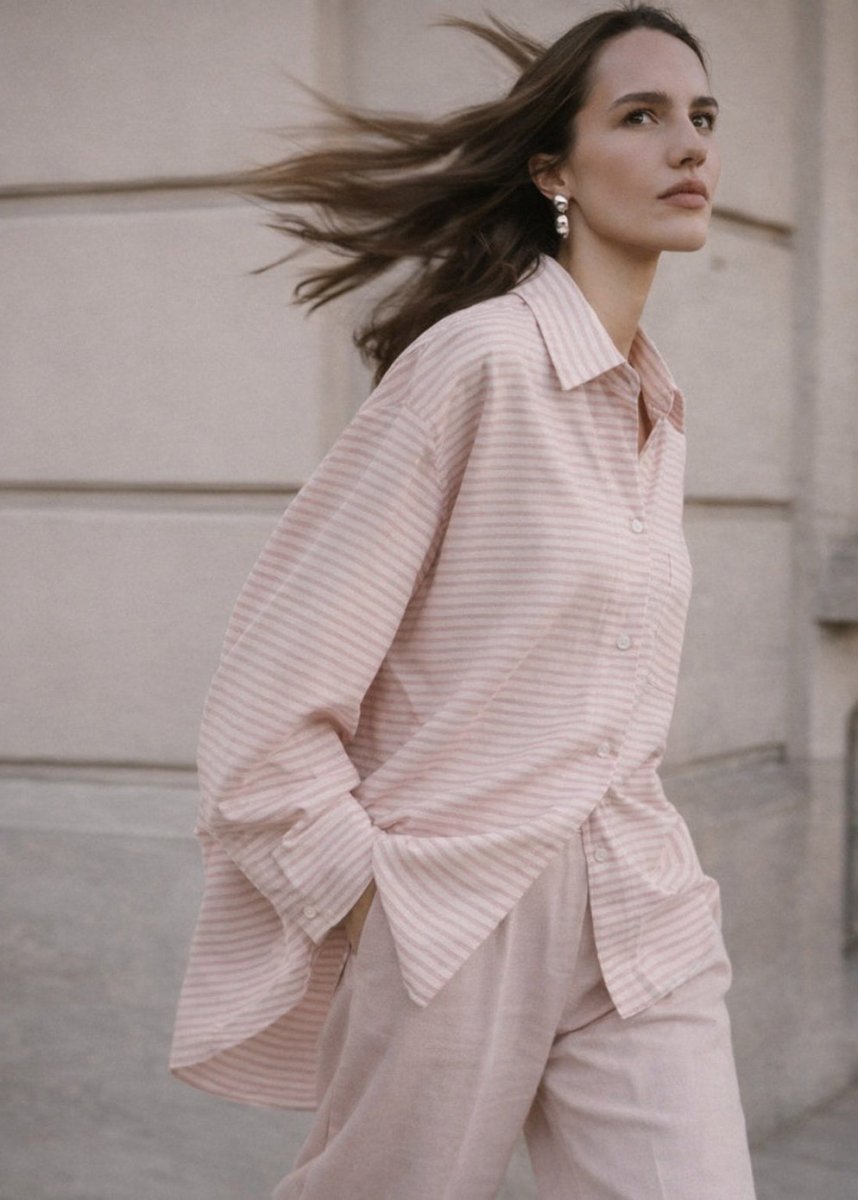Becka Shirt in Rose from SECOND FEMALE at Edito boutique
