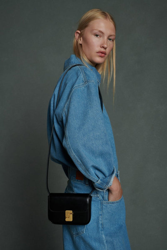 Bell Bag in Black from SOEUR at Edito boutique